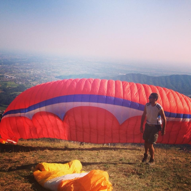 Il parapendio è pronto!